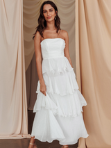 French Countryside Maxi Dress // WHITE