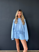 Sky Lounge Crewneck // BLUE