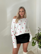 Heart Confetti Sweater