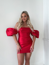 Everlasting Love Mini Dress // RED