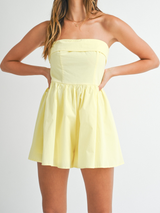 Summer Oasis Romper // YELLOW