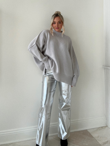 Frosted Night Metallic Pants