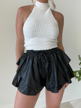 Rebel Girl Leather Shorts