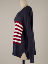 Shooting Stars Knit Sweater // NAVY