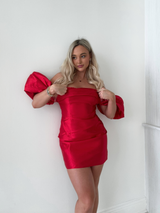 Everlasting Love Mini Dress // RED