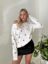 Heart Confetti Sweater