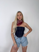 Next In Line Denim Top