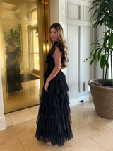 Pixie Wishes Tulle Maxi Dress // BLACK