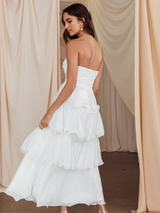 French Countryside Maxi Dress // WHITE