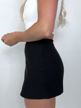 Halftime Skort // BLACK