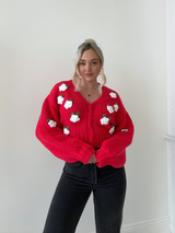Flower Shop Rose Cardigan