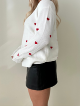 Heart Confetti Sweater