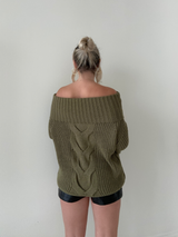 Rockin' Around Off The Shoulder Sweater