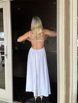 Nights in Santorini Maxi Dress