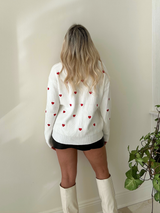 Heart Confetti Sweater