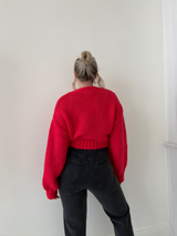 Flower Shop Rose Cardigan