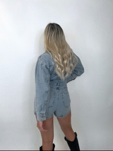 Out West Denim Romper