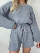In The Clouds Knit Romper