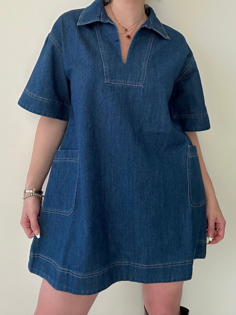 Denim Dreams Mini Dress