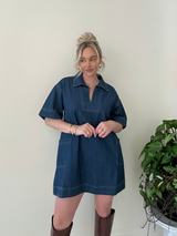 Denim Dreams Mini Dress