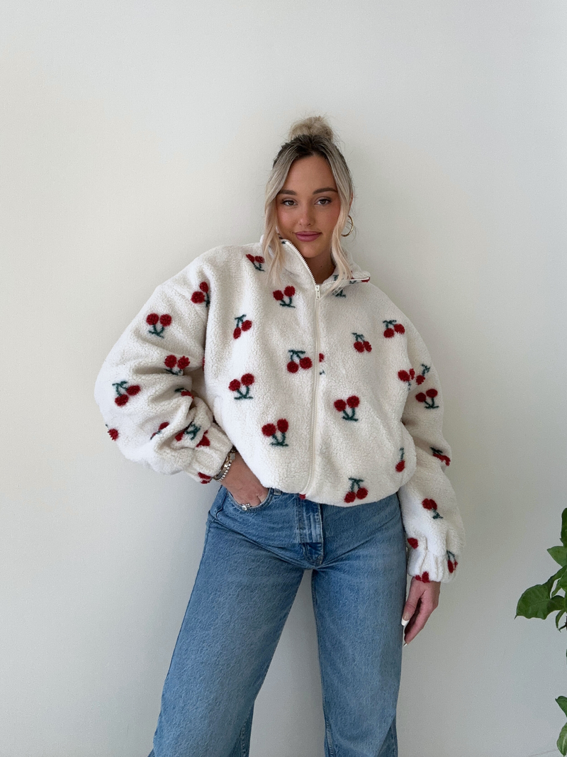 Cherry Bomb Fleece Jacket