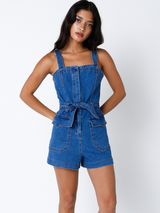 Daisy Duke Denim Romper