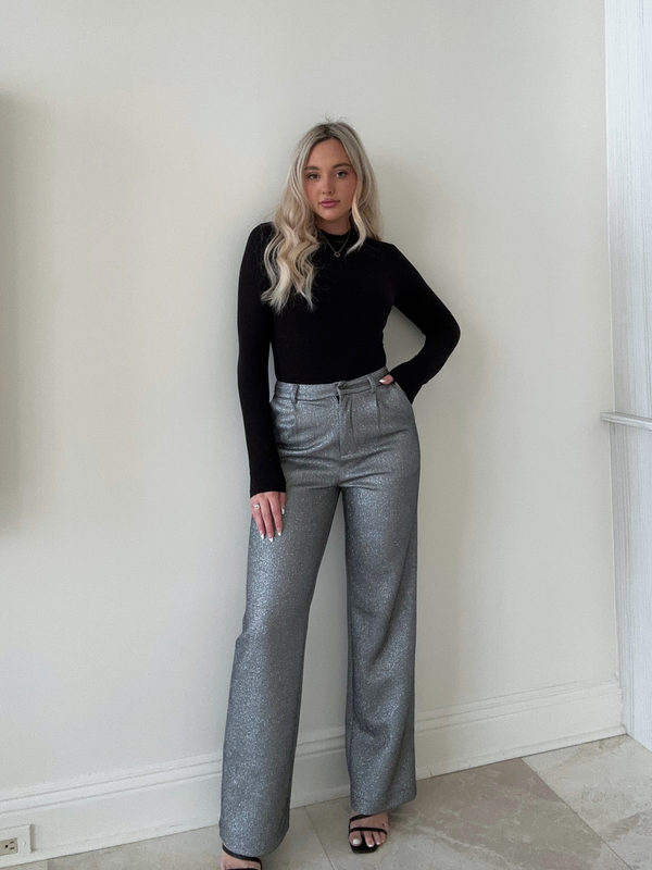 Raise A Glass Glitter Pants