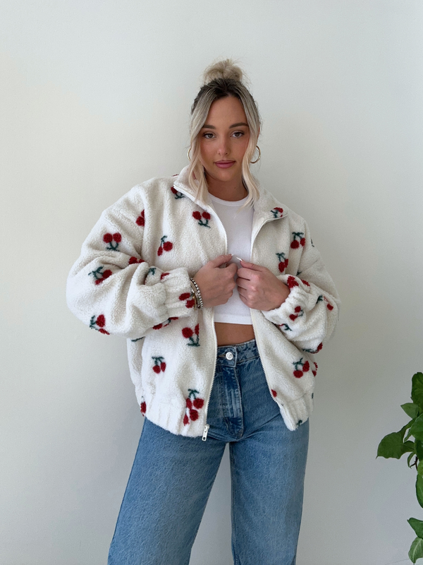 Cherry Bomb Fleece Jacket