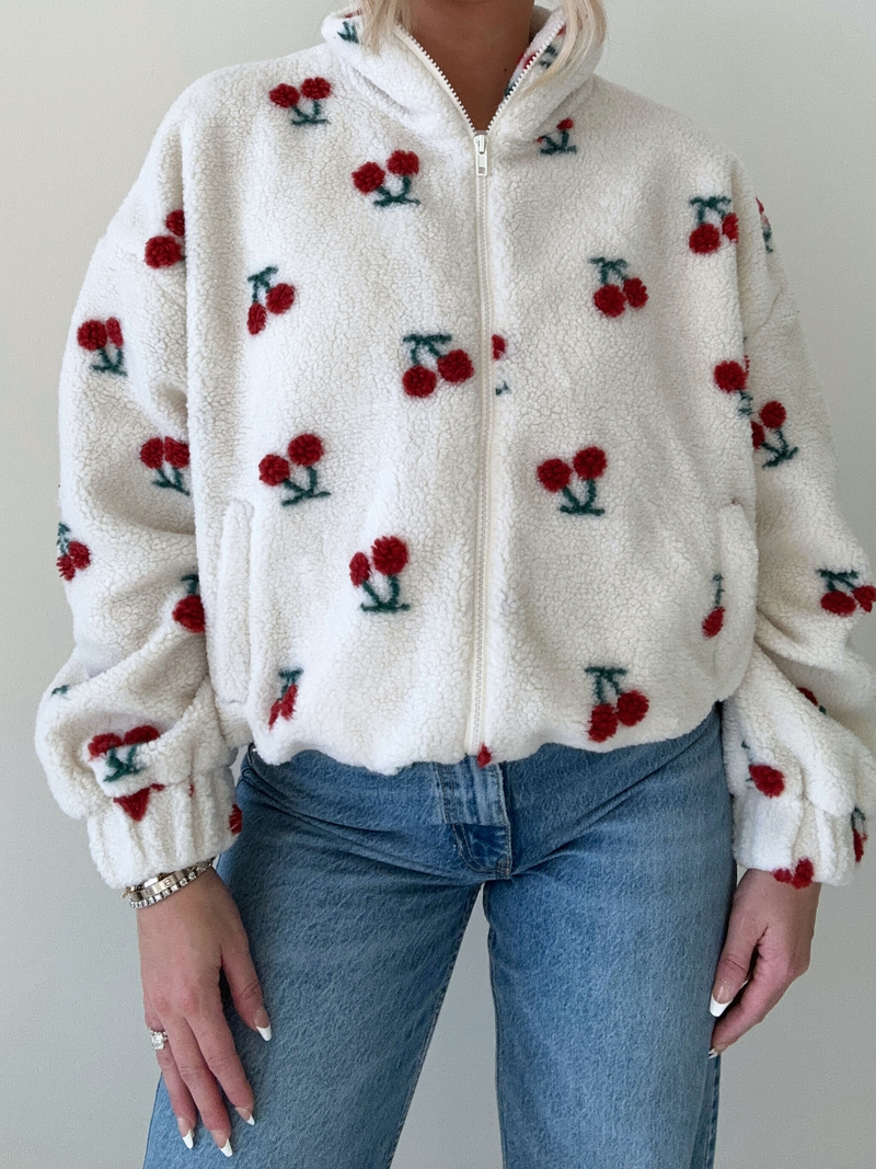 Cherry Bomb Fleece Jacket