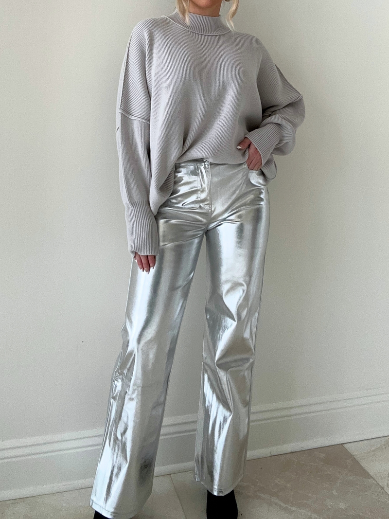 Frosted Night Metallic Pants