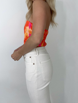 Tropical Sunset Corset Top