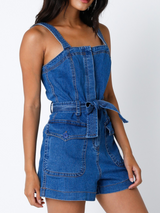 Daisy Duke Denim Romper