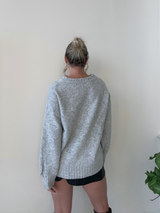 Hampton Knit Sweater // GREY