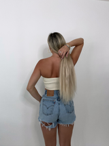 Sweet As Candy Crop Top // CREAM