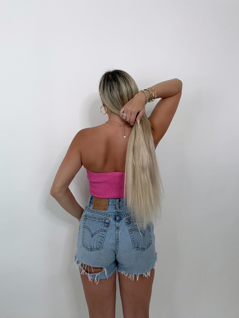 Sweet As Candy Crop Top // PINK