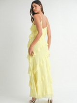 Countryside Picnic Maxi Dress // YELLOW