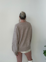 Hampton Knit Sweater // TAN