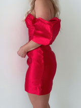 Everlasting Love Mini Dress // RED