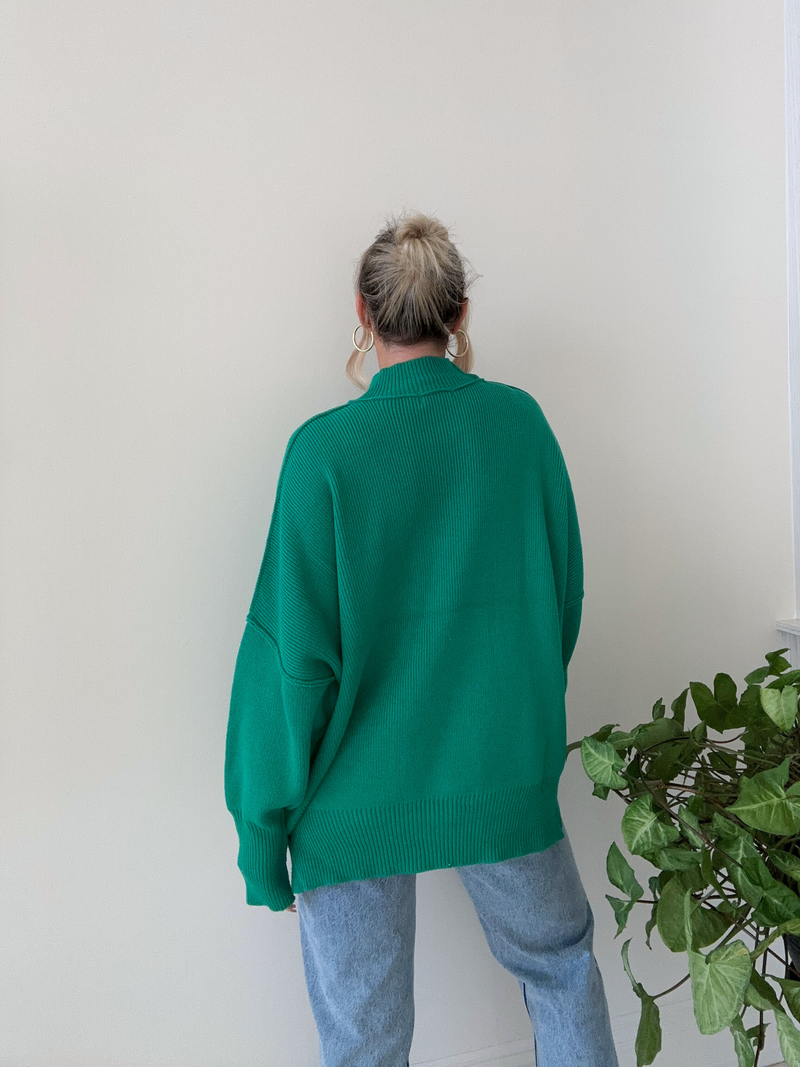 Good Times Sweater // GREEN